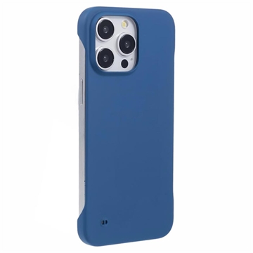 iPhone 16 Pro Rahmenlose Kunststoff Hülle - Blau