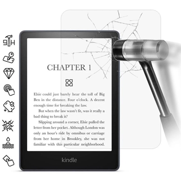 Amazon Kindle Paperwhite (2024) Full Cover Panzerglas - 9H, 0.3mm - Durchsichtig