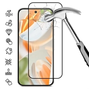 Google Pixel 11 Pro Vollabdeckung Panzerglas - 9H - Schwarzer Rand