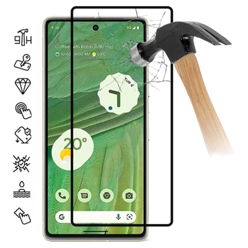 Google Pixel 8 Full Cover Panzerglas - Schwarz Rand