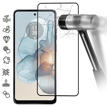 Motorola Moto G24 Power Full Cover Panzerglas - Schwarz Rand