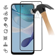 Motorola Moto G53 Full Cover Panzerglas - Schwarz Rand