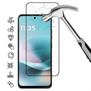 Motorola Moto G67 Power Vollabdeckung Panzerglas - 9H - Schwarzer Rand