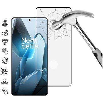 OnePlus 13 Full Cover Panzerglas - Schwarz Rand