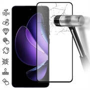 Oppo Reno13 F Full Cover Panzerglas - Schwarz Rand