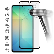 Samsung Galaxy A07 4G/A06 Vollabdeckung Panssarilasi - 9H - Schwarzer Rand