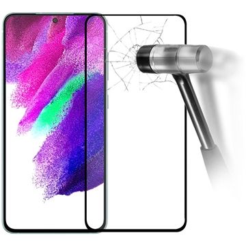 Samsung Galaxy S22 5G/S23 5G Full Cover Panzerglas - Schwarz Rand