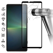 Sony Xperia 10 VI Full Cover Panzerglas - Schwarz Rand