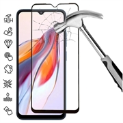 Xiaomi Redmi 12C Full Cover Panzerglas - Schwarz Rand