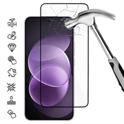 Xiaomi Redmi Note 17 Pro Max Vollabdeckung Panzerglas - 9H - Schwarzer Rand