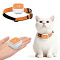G01 Wasserdichter intelligenter GPS-Tracker für Haustiere, 4G/WLAN – L – Orange