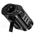 G30 Tragbarer Taillenventilator mit Powerbank und LED-Licht - 15000 U/min - Schwarz