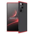 GKK Abnehmbare Samsung Galaxy S22 Ultra 5G Hülle - Rot / Schwarz