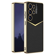 Samsung Galaxy S25 Ultra GKK Galvanisierte Hybrid Hülle - Schwarz