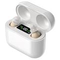 GM-912T Ergonomische CIC-Hörgeräte mit Ladekoffer - Beige / Weiß