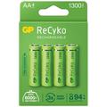 GP ReCyko 1300 Wiederaufladbare AA-Batterien 1300mAh - 4 Stk.