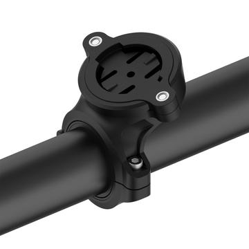 Garmin Edge MTB/1050/840/540 Fahrradcomputer-Halterung mit AirTag-Steckplatz - Schwarz