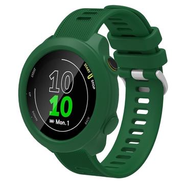 Garmin Forerunner 158 Ersatz-Silikonarmband mit integriertem Rahmen - Grün