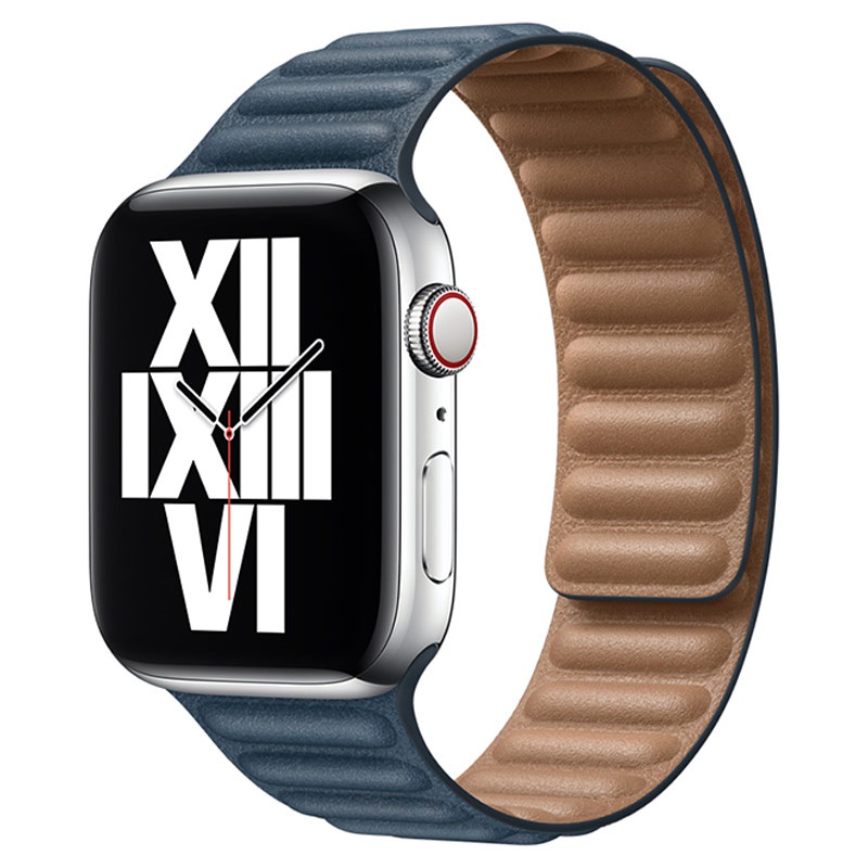 Apple Watch 7/SE/6/5/4/3/2/1 Lederarmband mit Endstück MY9N2ZM/A - 45mm/44mm/42mm  - M/L