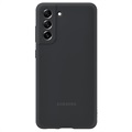 Samsung Galaxy S21 FE 5G Silikonhülle EF-PG990TBEGWW (Offene Verpackung - Ausgezeichnet) - Dunkelgrau