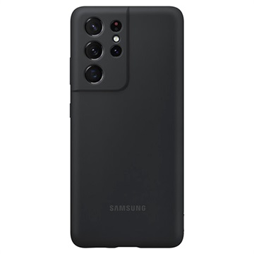 Samsung Galaxy S21 Ultra 5G Silikon Cover EF-PG998TBEGWW - Schwarz