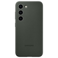 Samsung Galaxy S23 5G Silikon Cover EF-PS911TGEGWW - Grün