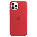 iPhone 12/12 Pro Apple Silikonhülle mit MagSafe MHL63ZM/A - Rot