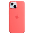 iPhone 15 Apple Silikonhülle mit MagSafe MT0V3ZM/A - Guave