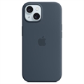 iPhone 15 Apple Silikonhülle mit MagSafe MT0N3ZM/A - Sturmblau