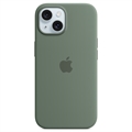 iPhone 15 Plus Apple Silikonhülle mit MagSafe MT183ZM/A - Zypresse