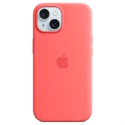 iPhone 15 Plus Apple Silikonhülle mit MagSafe MT163ZM/A - Guave