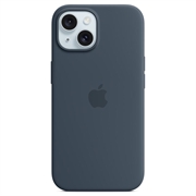 iPhone 15 Plus Apple Silikonhülle mit MagSafe MT123ZM/A - Sturmblau