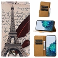 Nothing Phone (2) Glam Serie Wallet Hülle - Eiffelturm
