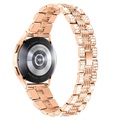 Samsung Galaxy Watch4/Watch4 Classic/Watch5/Watch6 Glam Edelstahlarmband - Roségold