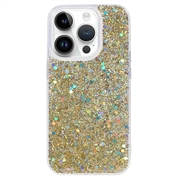 iPhone 15 Pro Glitter Flakes TPU Hülle