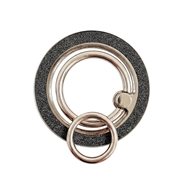 Glitter MagSafe Fidget-Ring-Ständer - Schwarz