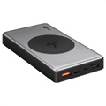 Goobay 10000mAh Drahtlose Schnell Powerbank - 2xUSB, USB-C