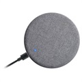 Goobay 10W Schnell Qi Induktives Ladepad - Grau