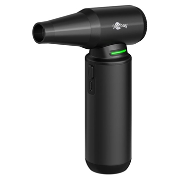 Goobay Akku-Druckluftgerät Superior - 130000rpm, 180W - Schwarz