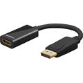 Goobay HDMI zu DisplayPort Adapterkabel - 4K/60Hz - Schwarz