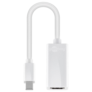 Goobay Mini DisplayPort / HDMI Adapter - Weiß