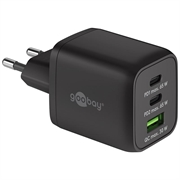 Goobay Nano 65W USB-C PD GaN Multiport-Schnellladegerät