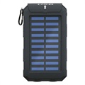Goobay Outdoor Powerbank 8.0 / Solarladegerät - 8000mAh - Schwarz