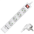 Goobay Steckdosenleiste - 4xEU Socket, 2xUSB - 1.4m - Weiß
