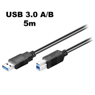 Goobay SuperSpeed USB 3.0 Typ-A / USB 3.0 Typ-B Kabel - 5m