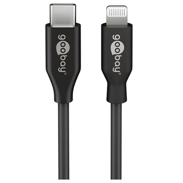 Goobay USB-C / Lightning Daten- und Ladekabel - 2m - Weiß