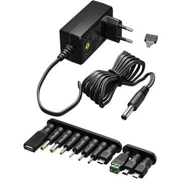 Goobay Universal-Netzteil mit 11 austauschbaren Adaptern - 3-12V