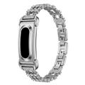 Google Fitbit Air Armband aus Zinklegierung mit Strasssteinen - Silber