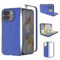Google Pixel 10 Pro Fold Gummierte Kunststoff Hülle - Blau