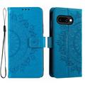 Google Pixel 10a Mandala Serie Wallet Hülle - Blau
